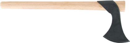 Francisca Tomahawk,
4" cutting edge, 4140 alloy steel,
18" tapered hickory handle,
made in the U.S.A.